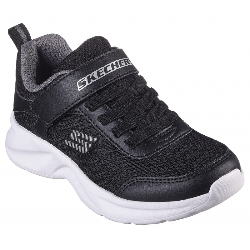 Skechers Kid's Dynamatic Shoes - حذاء سكيتشرز ديناميت للأطفال لون أسود ونعل أسود