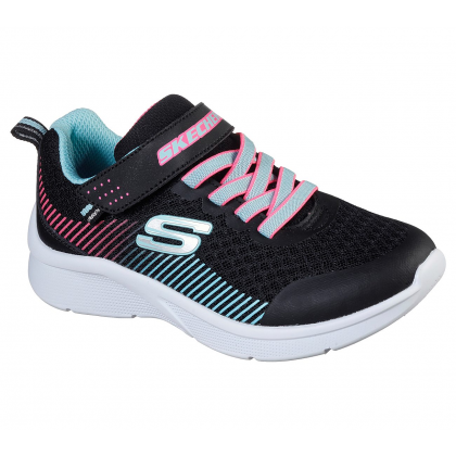 Skechers Kid's Microspec Shoes - حذاء سكيتشرز ميكرو سبيس للأطفال لون أسود