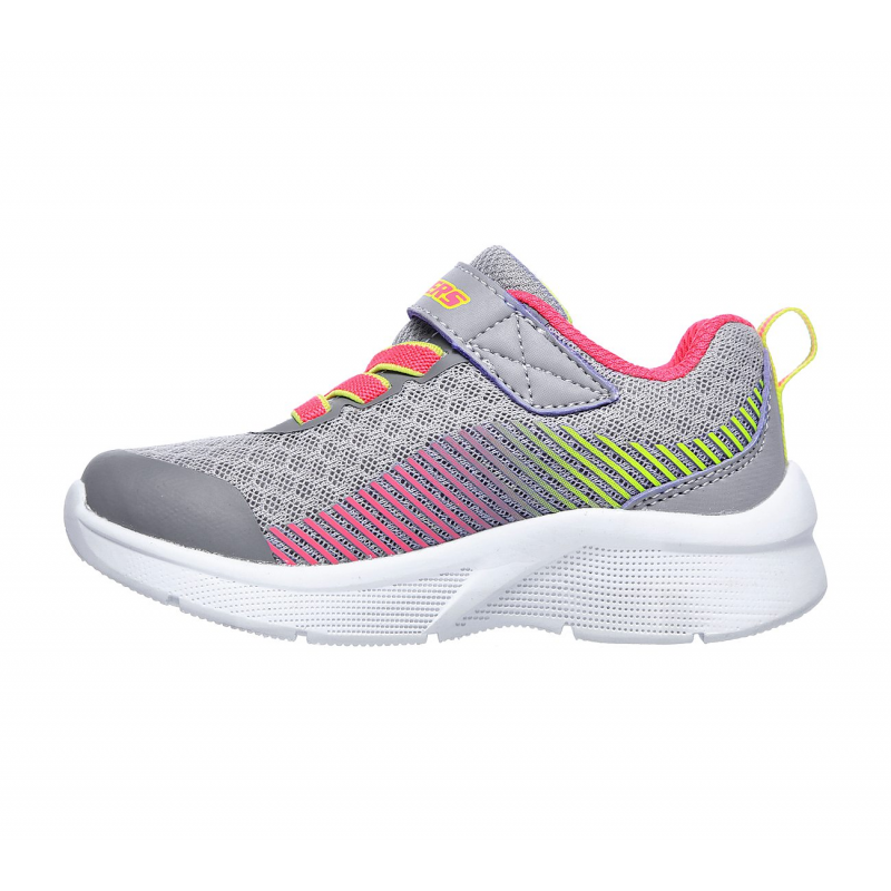 Skechers Kid's Microspec - Bright Runner Shoes - حذاء سكيتشرز ميكرو سبيس- برايت راننر للأطفال لون رمادي