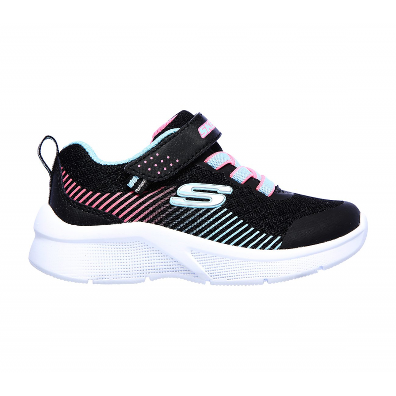 Skechers Kid's Microspec - Bright Runner Shoes - حذاء سكيتشرز ميكرو سبيس- برايت راننر للأطفال لون أسود