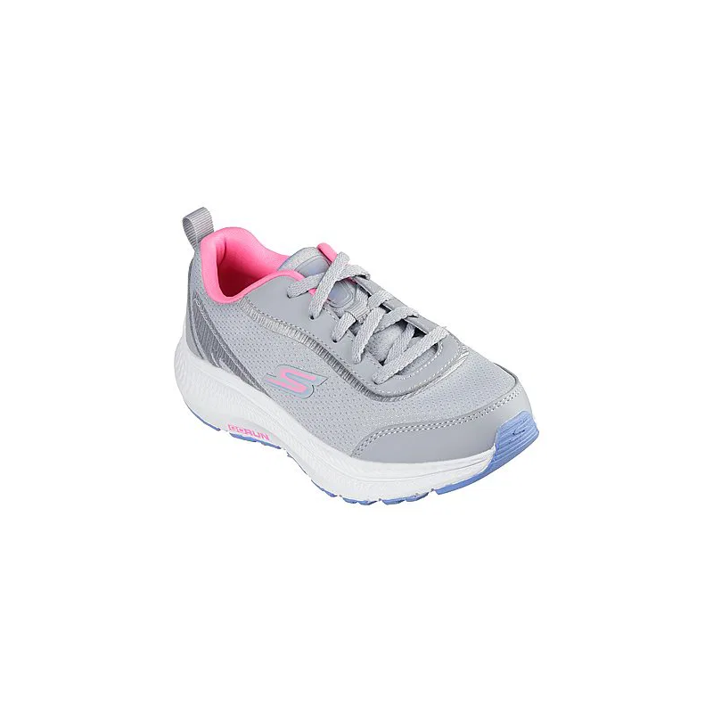 Skechers Kid's Go Run Consistent 2.0 - Endless Speed Shoes - حذاء سكيتشرز جو رن كونستنت 2.0 للأطفال لون رمادي وزهري