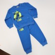 طقم للأطفال قطعتين لون أزرق
