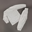 طقم للأطفال قطعتين لون أبيض