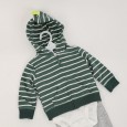 طقم 3 قطع للأطفال لون أخضر ورمادي