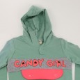 بجامة للأطفال قطعتين لون أخضر بتصميم Candy Girl