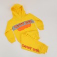 بجامة للأطفال قطعتين لون أصفر بتصميم Candy Girl