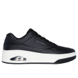 Skechers Men's Uno Court Shoes - حذاء سكيتشرز أونو- كورت للرجال لون اسود ونعل أبيض