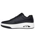 Skechers Men's Uno Court Shoes - حذاء سكيتشرز أونو- كورت للرجال لون اسود ونعل أبيض