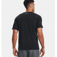 Under Armour Men's SUA Left Chest Logo Short Sleeve T-Shirt - تيشيرت أندر آرمر سبورت ستايل ليفت تشيست بأكمام قصيرة للرجال لون أسود