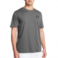 Under Armour Men's SUA Left Chest Logo Short Sleeve T-Shirt - تيشيرت أندر آرمر سبورت ستايل ليفت تشيست بأكمام قصيرة للرجال لون رمادي