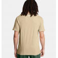 Under Armour Men's SUA Left Chest Logo Short Sleeve T-Shirt - تيشيرت أندر آرمر سبورت ستايل ليفت تشيست بأكمام قصيرة للرجال لون بيج