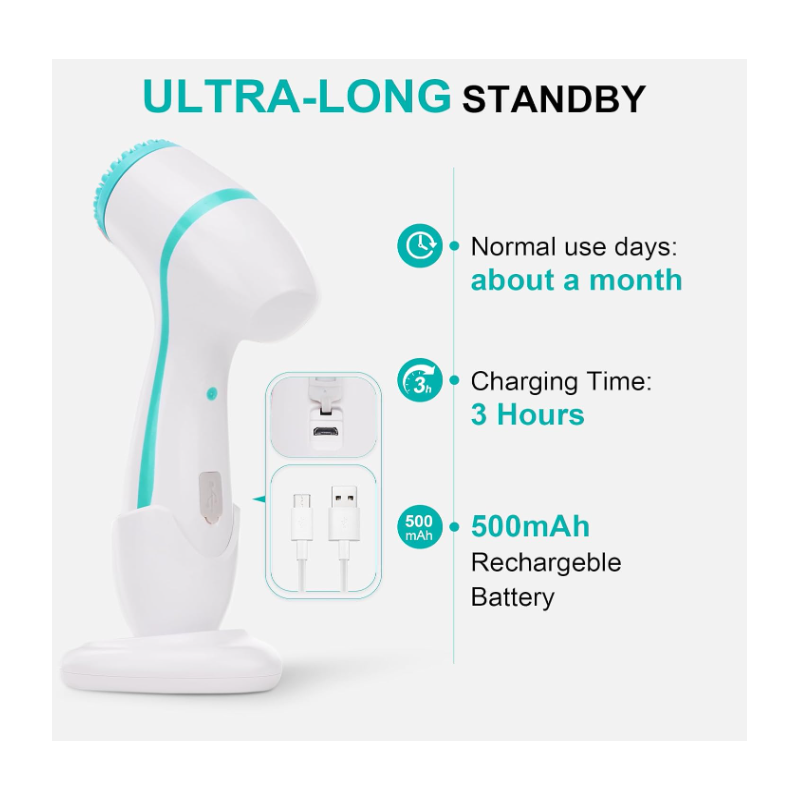 ليفة تنظيف لون ازرق 3 in 1 Facial Cleansing and Massage Device