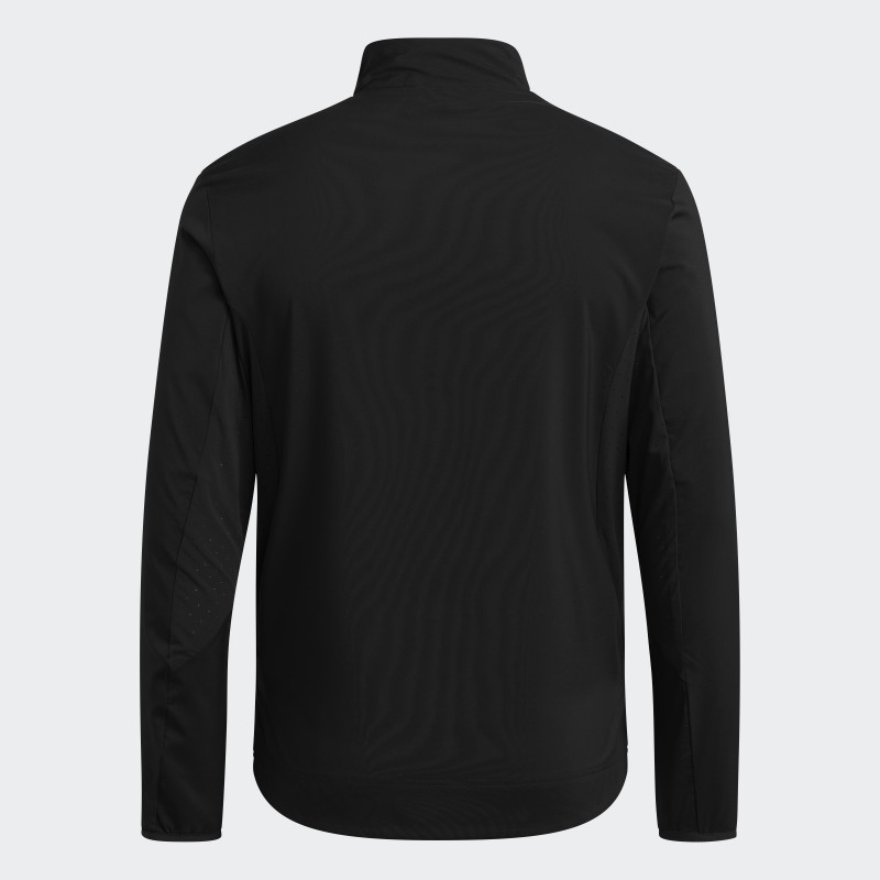 adidas Mens' Adizero Essentials Running Jacket - Black