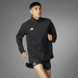 adidas Mens' Adizero Essentials Running Jacket - Black