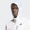 adidas Mens' Own The Run 3-Stripes Jacket - White