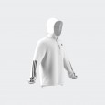 adidas Mens' Own The Run 3-Stripes Jacket - White