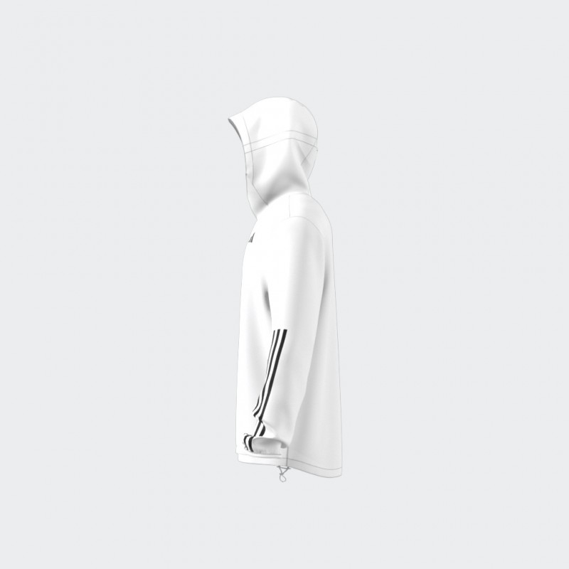 adidas Mens' Own The Run 3-Stripes Jacket - White