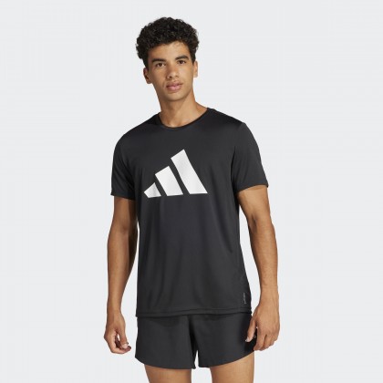 adidas Mens' Run It Tee - Black