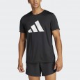 adidas Mens' Run It Tee - Black