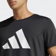 adidas Mens' Run It Tee - Black