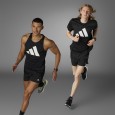 adidas Mens' Run It Tee - Black