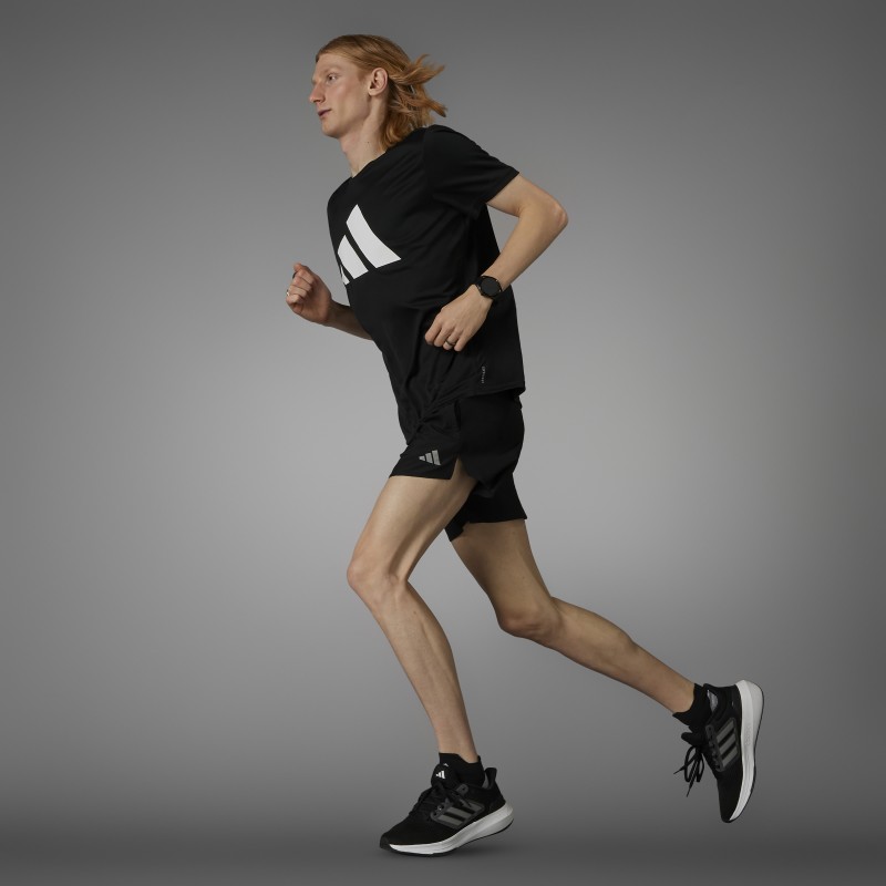 adidas Mens' Run It Tee - Black