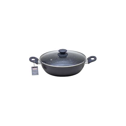 طنجرة بايركس Pyrex ألمنيوم حجم 28CM سم 3.8L لون رمادي