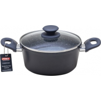طنجرة بايركس Pyrex ألمنيوم حجم 20 سم لون رمادي