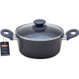 طنجرة بايركس Pyrex ألمنيوم حجم 20 سم لون رمادي