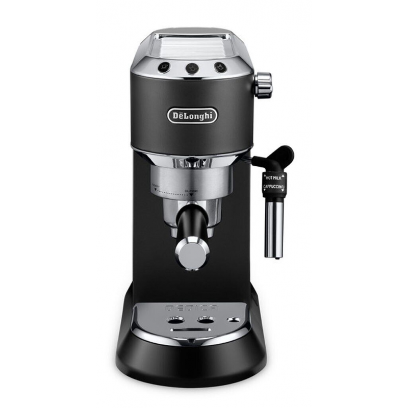 مكينة قهوة من Delonghi لون أسود 1350 واط Dedica Style manual coffee maker EC685.BK