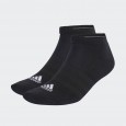 adidas Unisex' Cushioned Low-Cut Socks 3 Pairs - Black