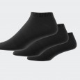adidas Unisex' Cushioned Low-Cut Socks 3 Pairs - Black