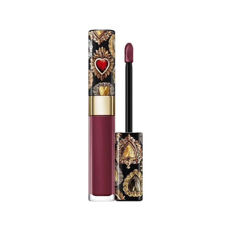 D&G SHINISSIMO HIGH SHINE LIP LACQUER 320 ICONIC Tester DAHLIA - ملمع شفاه تستر من دولشي اند غابانا درجة 320
