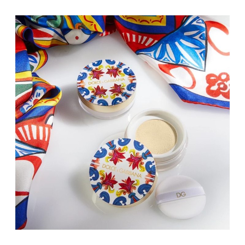 Dolce&Gabbana Solar Glow Translucent Loose Setting Powder - 1 Crystal- لوس باودر درجة كريستال من دولشي اند غابانا 10 غرام