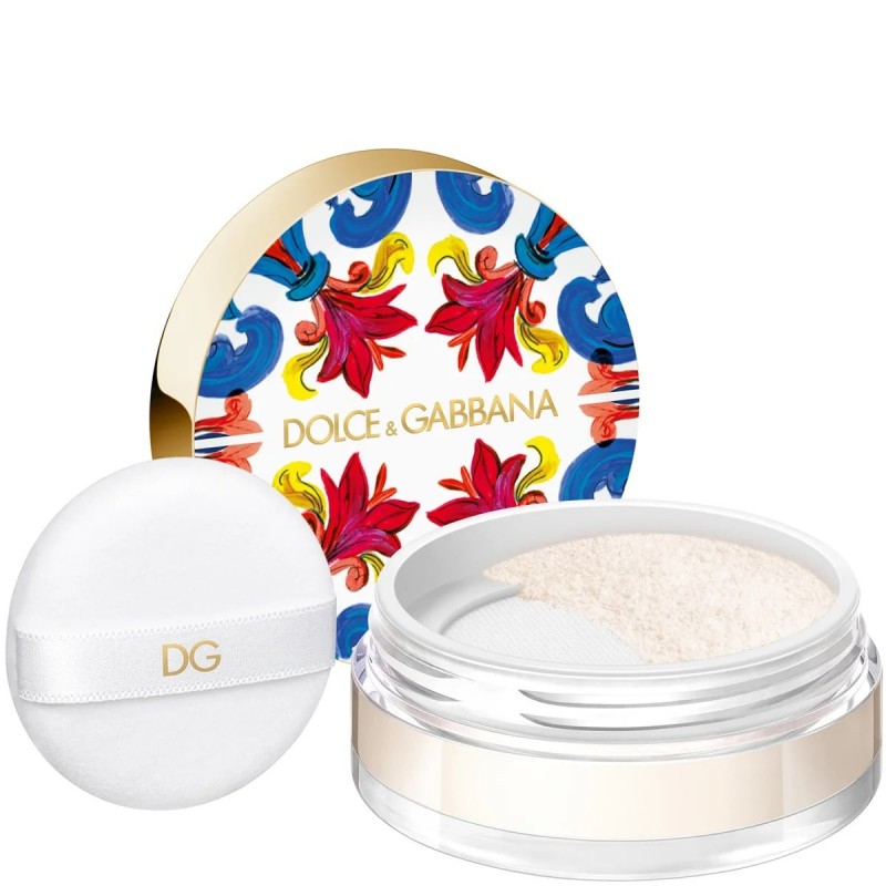 Dolce&Gabbana Solar Glow Translucent Loose Setting Powder - 1 Crystal- لوس باودر درجة كريستال من دولشي اند غابانا 10 غرام