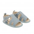 حذاء للأطفال لون أزرق فاتح حديثي الولادة