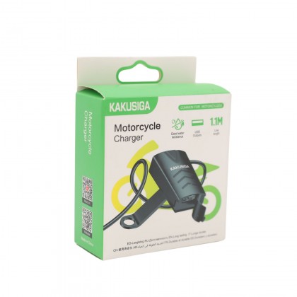 شاحن جوال للدراجات مدخل يو اس بي مقاوم للماء ماركة كاكوسيجا motorcycle charger ksc-1058