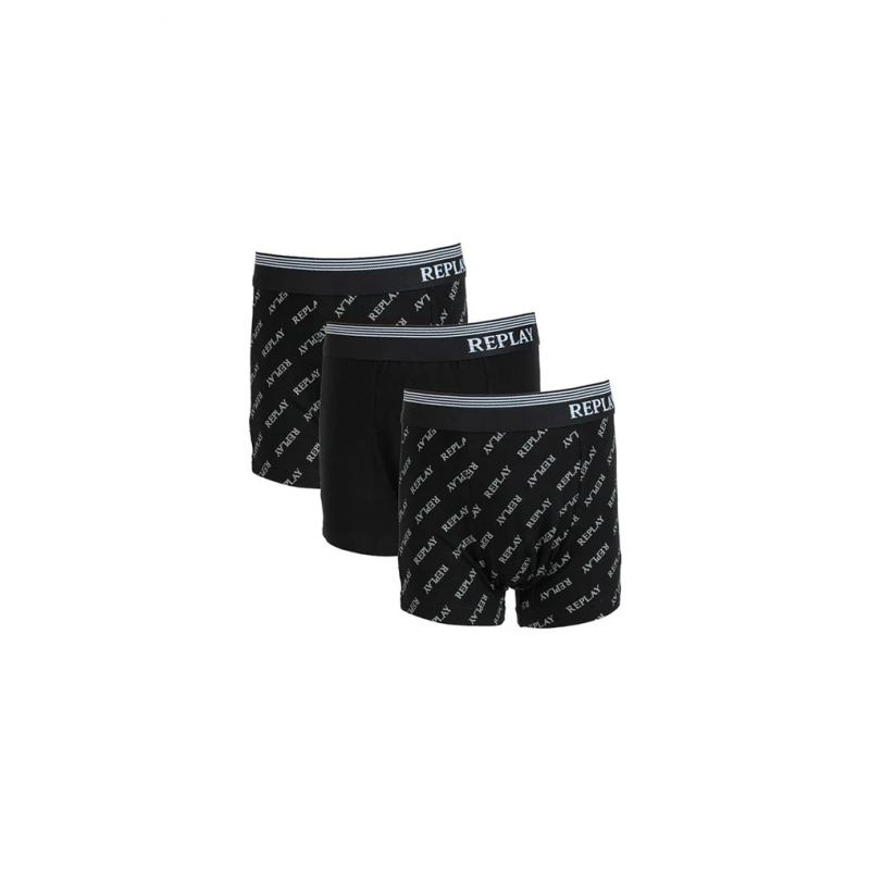 Replay Kids' RJ045 3PP Boxer- Black