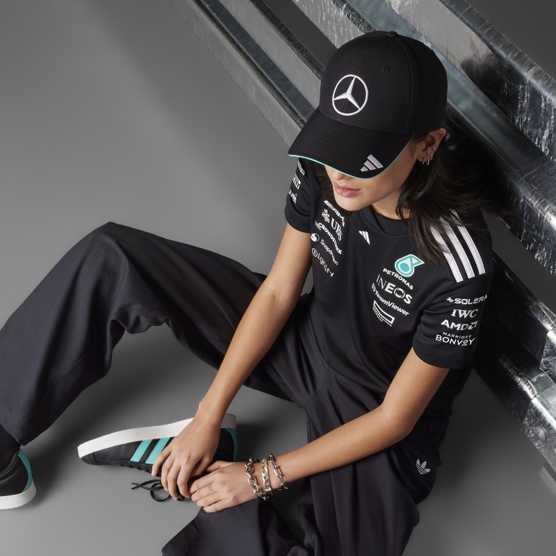 adidas MERCEDES - AMG PETRONAS FORMULA ONE TEAM DRIVER CAP - Black
