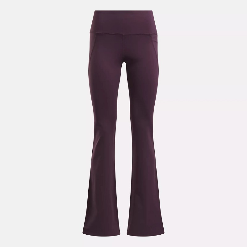 Reebok Women's Lux High-Rise Mini-Flare Pants