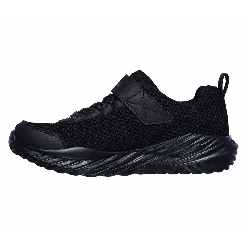 Skechers Kids' Nitro SprintKordon Shoes- حذاء سكيتشرز نيترو سبيرينت للأطفال لون أسود