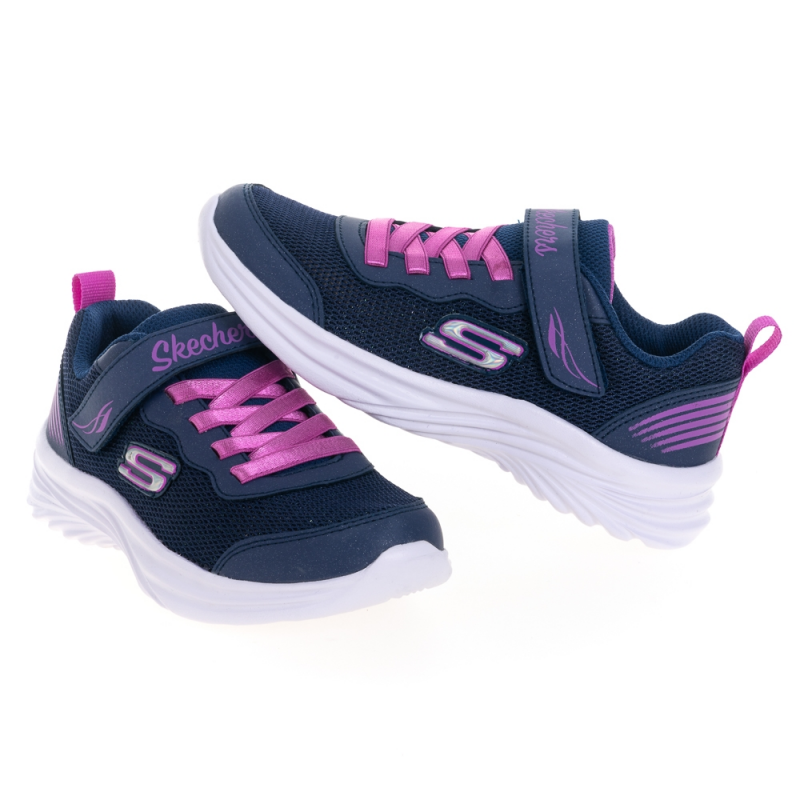 Skechers Kids' Dreamy Dancer Shoes- حذاء سكيتشرز دريمي دانسر للأطفال لون كحلي ونعل أبيض