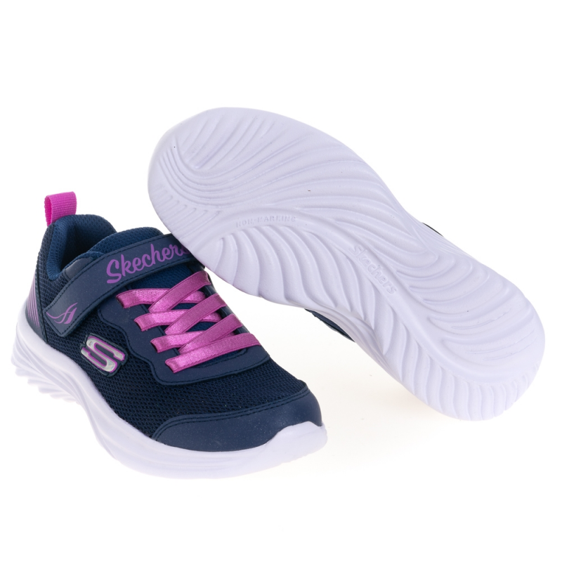 Skechers Kids' Dreamy Dancer Shoes- حذاء سكيتشرز دريمي دانسر للأطفال لون كحلي ونعل أبيض