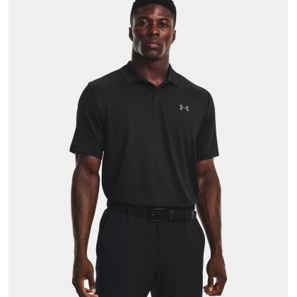 Under Armour Men's UA Performance 3.0 Polo T-Shirt - تيشيرت أندر آرمر بيرفورمانس 3.0 بولو للرجال لون أسود