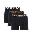 Replay Mens' R054 3PP Boxer - Black