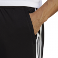 adidas Mens' Train Essentials 3-Stripes Training Joggers - Black