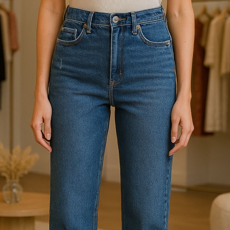ck High Rise Straight Jeans For Women