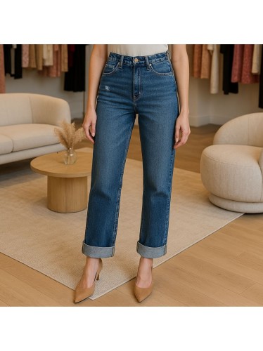 ck High Rise Straight Jeans For Women