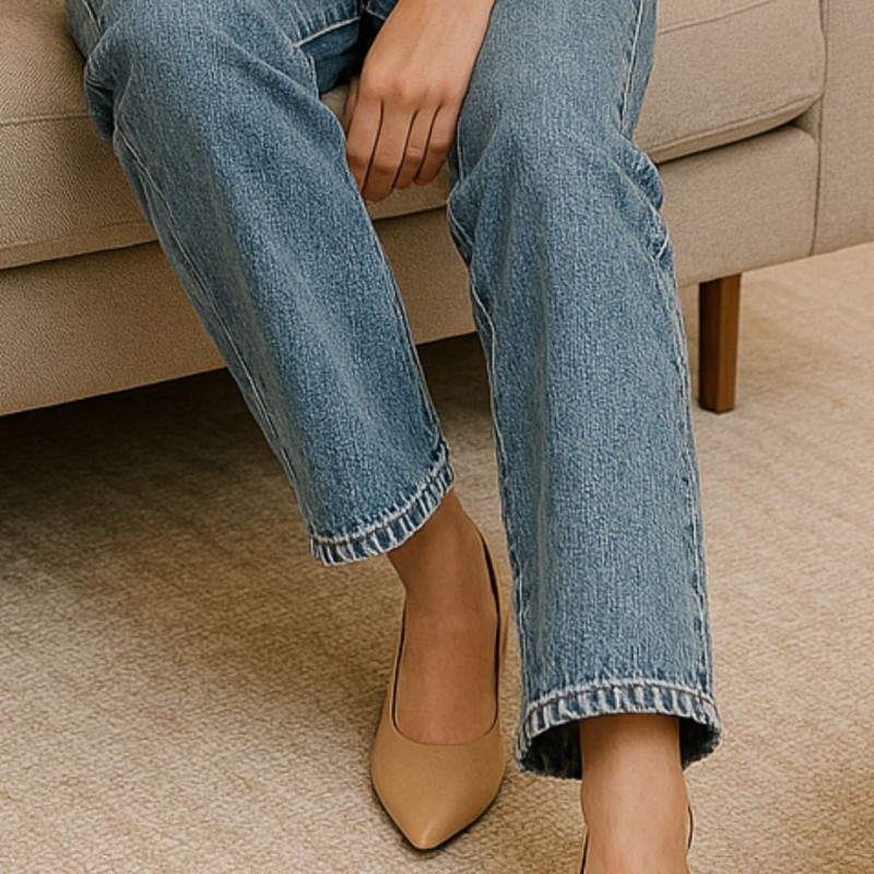 ck High Rise Straight Jeans For Women
