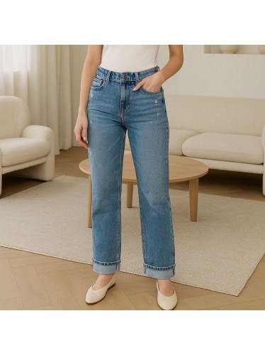 ck High Rise Straight Jeans For Women